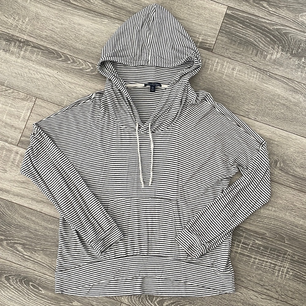 American Eagle | Striped Lounge Hoodie | One Size